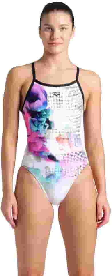 Maiô Arena Performance Women's Airbrush Challenge Back Swimsuit Sporty Bathing Suit ArenaFeminino