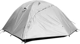 NTK, Barraca para acampamento com avance estruturado fechado Modelo Onix com capacidade para 6 pessoas. Coluna d’água 2.000mm. Modelo Iglu com sobreteto completo. Cinza e Preto