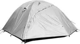 NTK, Barraca para acampamento com avance estruturado fechado Modelo Onix com capacidade para 6 pessoas. Coluna d’água 2.000mm. Modelo Iglu com sobreteto completo. Cinza e Preto