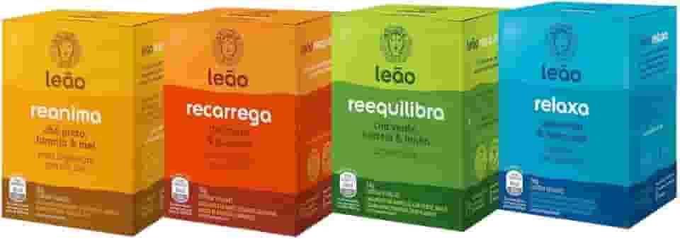 Chá Leão Funcional, 40 saquinhos