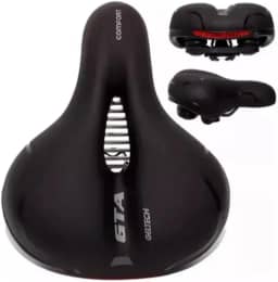 Selim Comfort Gel Tech com Elastômeros e Refletor