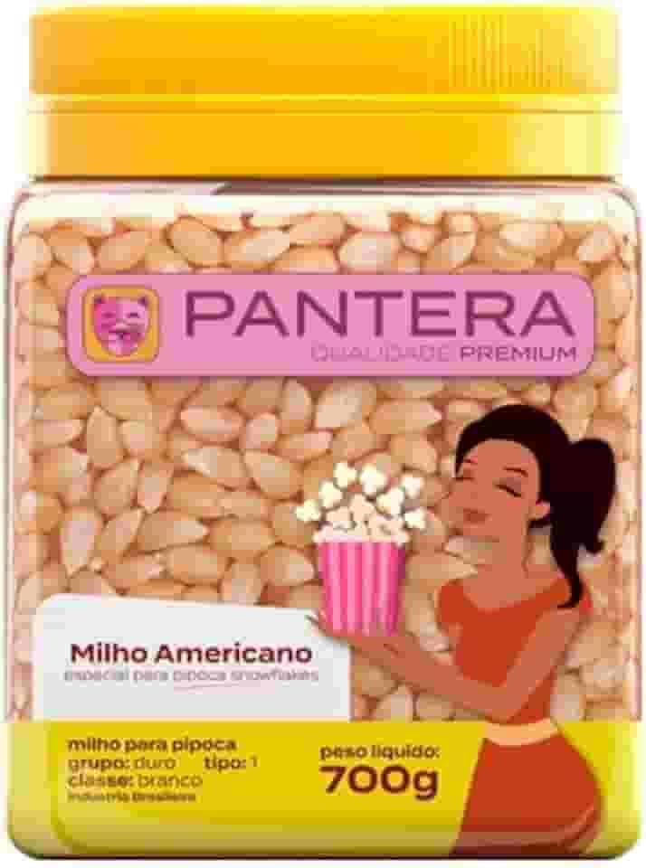 Milho Americano Para Pipoca Pantera 700g
