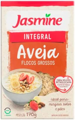 Jasmine Aveia Flocos Grossos Integral 170g