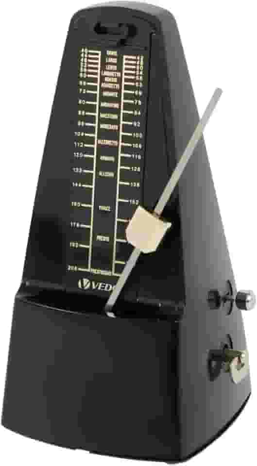 Metrônomo mecânico, Núcleo mecânico de cobre formato clássico batida precisa, vários modos de batida, adequado para piano guitarra bateria violino bateria saxofone preto Cabelo liso São Paulo Brasil