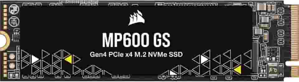 Corsair SSD MP600 GS 1TB PCIe Gen4 x4 NVMe M.2 – TLC NAND de alta densidade – M.2 2280 – Compatível com DirectStorage – até 4.800 MB/s – Ótimo para notebooks PCIe 4.0 – Preto