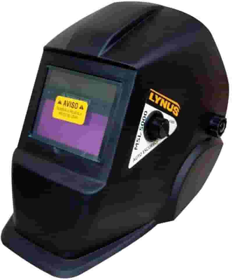 Máscara De Solda Lynus MSL-5000 Escurecimento Automático