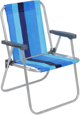 Bel - Cadeira de Praia Alta em Alumínio Estampas Sortidas