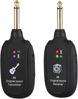 Transmissor Receptor P10 Sem Fio Para Guitarra Baixo Violão