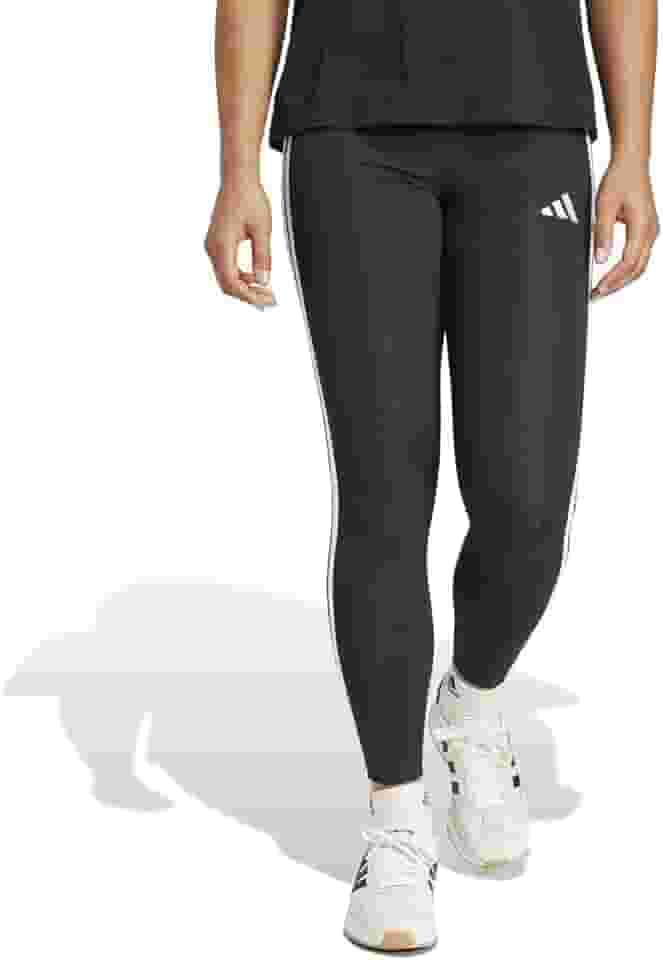 Meia-calça feminina Essentials de algodão com 3 listras