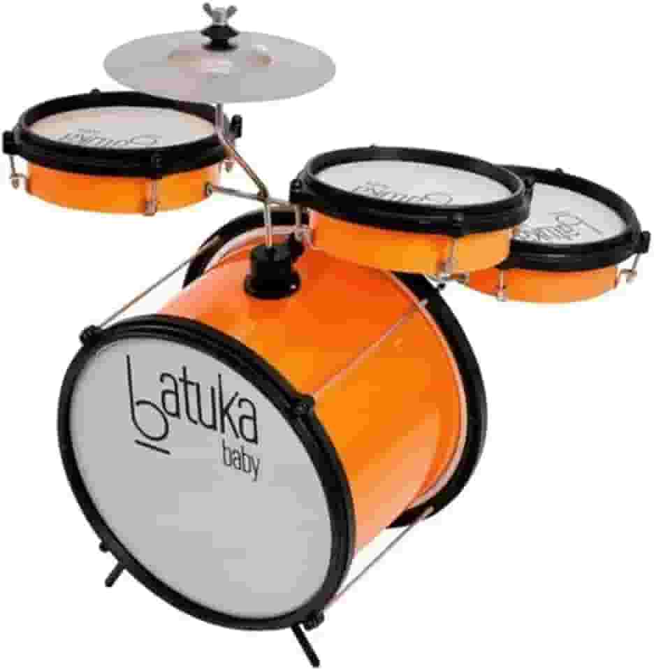 Bateria Baby Laranja - Bumbo 10', Tom E Caixa 06' Corpo De Abs