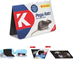 Ratoeira Adesiva Pega Rato Krodec Com 5 Unidades Mede 34 cm X 25 cm