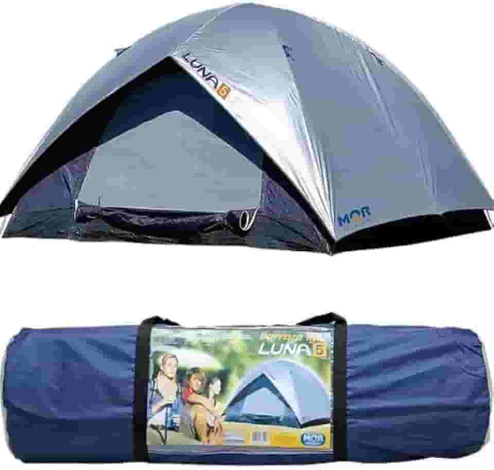 Barraca Luna para 5 Pessoas – Resistente à Chuva, Ventilação Dupla, Ideal para Camping e Praia