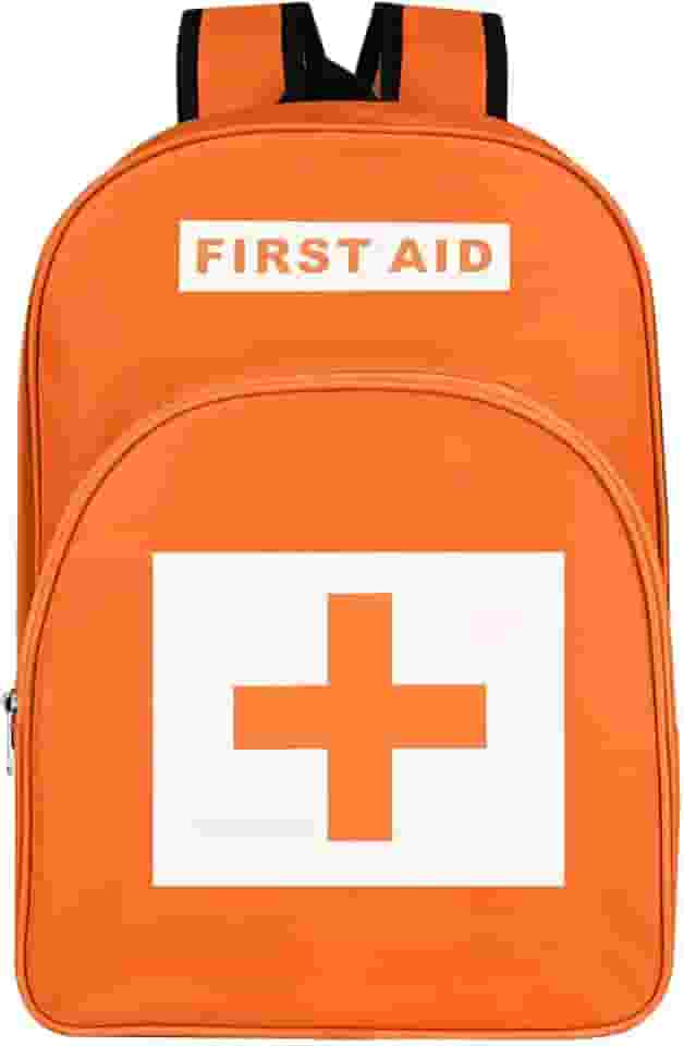 Sacos de primeiros socorros mochila vazia para kits de primeiros socorros pacote de emergência acampamento ciclismo viagem carro, Laranja, Large, Esportivo