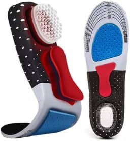 Par Palmilha Ortopédica Alívio Dor Silicone Ajustável Correção Pisada e Postura Anti Impacto - B2T (34-40)