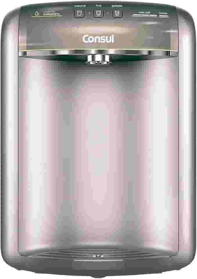 Purificador de Água Titanium de Alta Capacidade de Refrigeração, Consul, CPB36AFBNA, Cinza 220V