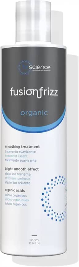 Fusionfrizz Organicplastia Escova Progressiva - Alisamento Natural, Sem Formol, Redução de Volume, Hidratação, Brilho e Reconstrução Capilar Profunda (500 ml)