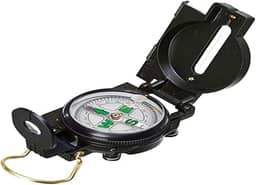 Guepardo, Bússola para Aventura, Oriente Master, em Alumínio, Precisa e Portátil, 7,5cm, Ideal ParaTrekking e Camping, Preto