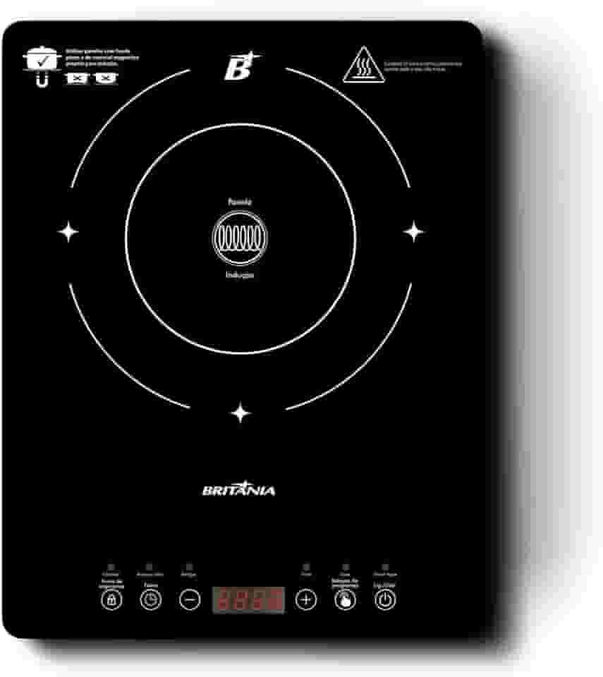Cooktop de Indução Philco BCT10A Diferentes Níveis de Potência e Temperaturas 220V