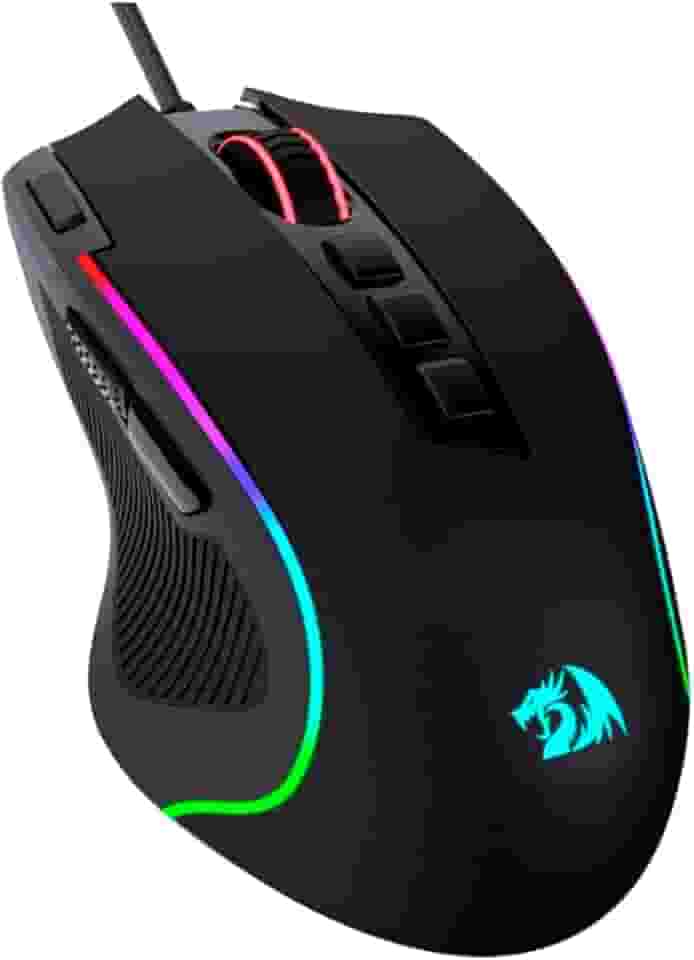 Mouse Gamer Redragon Predator RGB M612-RGB, Preto