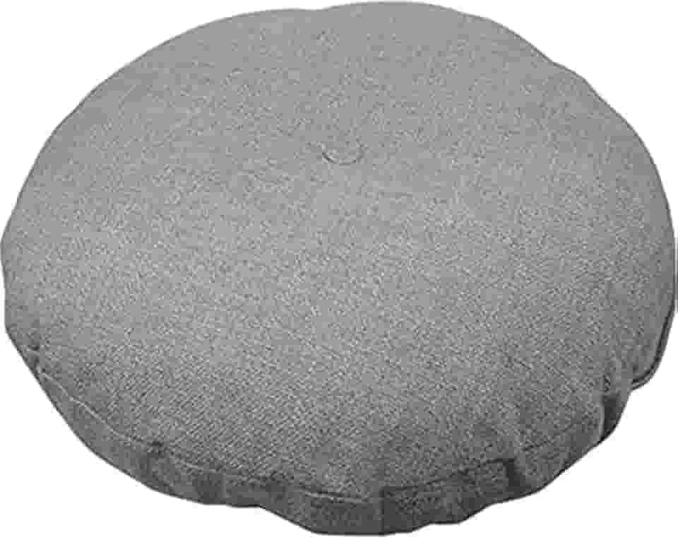 Almofada redonda para meditação Linen Zafu Yoga Bolster Tatami Chão (40 x 40 cm)