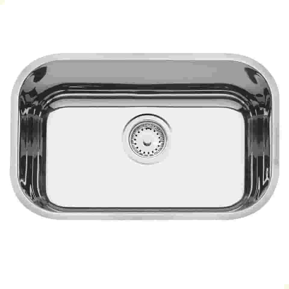 Cuba Tramontina Lavínia 47 BL em aço inox alto brilho 47x30 cm