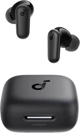 soundcore P30i by Anker, Fones de Ouvido com Cancelamento de Ruído, Graves Poderosos, 45H de Reprodução, Estojo 2-em-1 com Suporte para Celular, IP54, Bluetooth 5.4, Fones Sem Fio