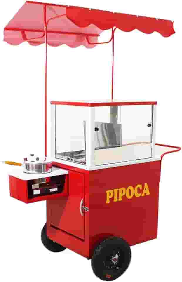 Carrinho de Pipoca doce e salgada e abertura lateral Mod 4213