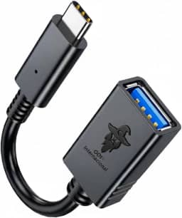 Adaptador Cabo USB Otg 3.0 Fêmea Tipo C Macho para Pendrive Usb Celular Android Tablet Notebook compatível Aparelhos com entrada do carregador USB Tipo C