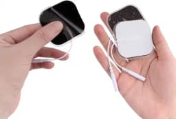 Kit com 10 Eletrodos Autoadesivos 4 x 4 cm para Aparelho TENS, Fisioterapia e Massagem Muscular