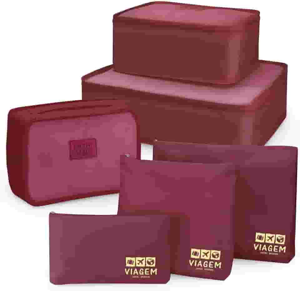 Kit Organizador de Malas de 6 Peças