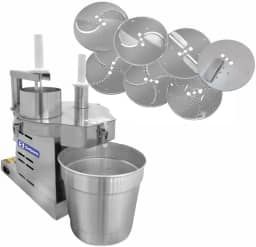 Processador de Alimentos Industrial Profissional para Pizzaria, Restaurante, Supermercado com 7 Discos Sebem