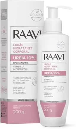 Raavi Loção Hidratante Ureia 10% Hipoalergênica Spa Care 200 G