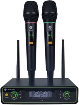MICROFONE SEM FIO KADOSH K-422M MAO DUPLO