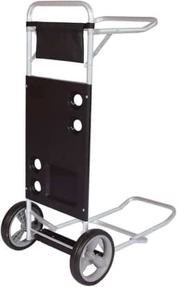 Mor - Carrinho de Praia em Alumínio com Avanço para Caixa Térmica Preto