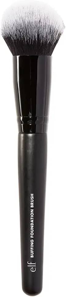 e.l.f. Pincel para base de polimento, ferramenta de maquiagem vegana, cria um acabamento sem costura e cobertura uniforme