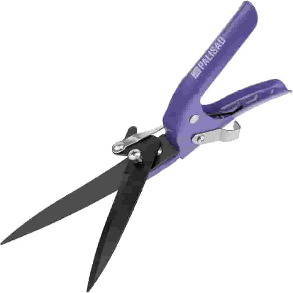 Palisad Tesoura para Grama 310 mm – Tesoura de Jardinagem com Cabo de Metal Verde, Tesoura de Jardim Resistente para Corte Preciso