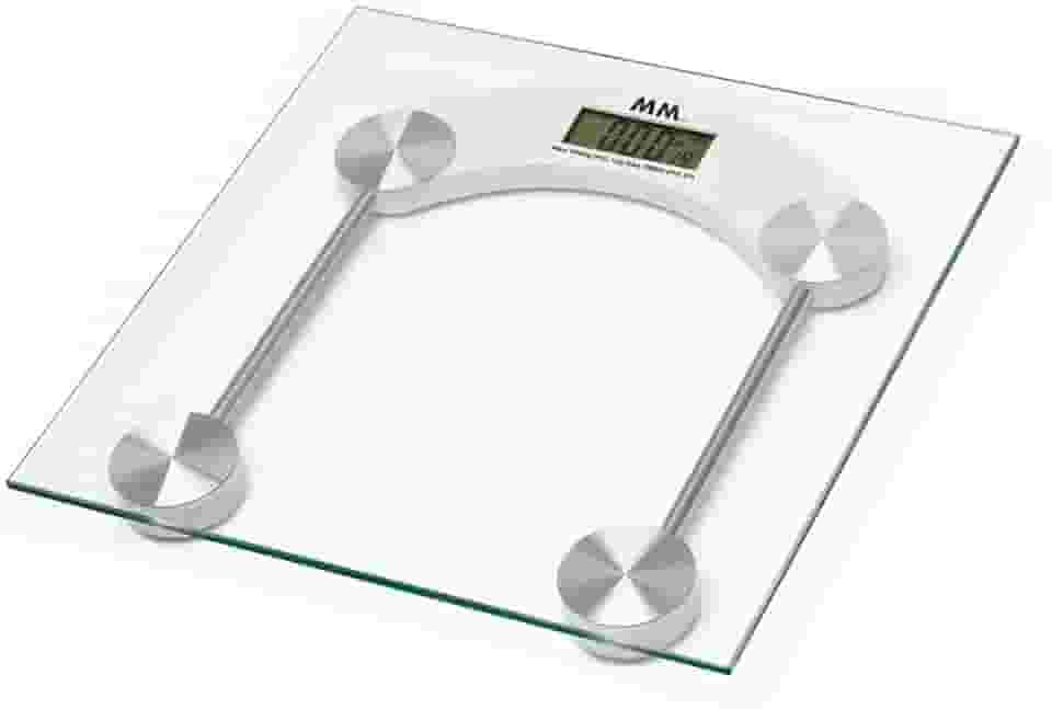 Balança Digital Corporal Vidro Academia Banheiro Até 180kg, MM House
