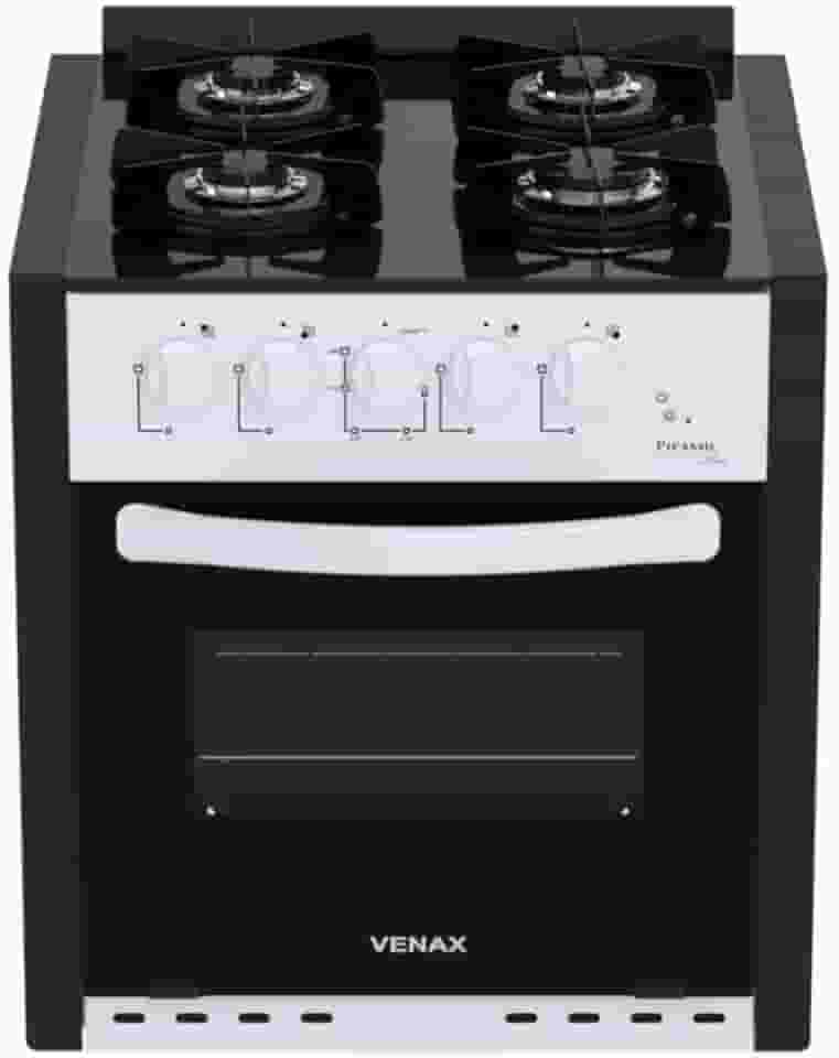 Fogao de Embutir 4 Bocas Venax Picasso Line Branco Gas Glp