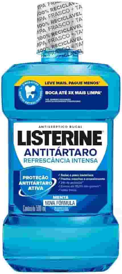 Listerine Enxaguante Bucal Antitártaro, 500ml