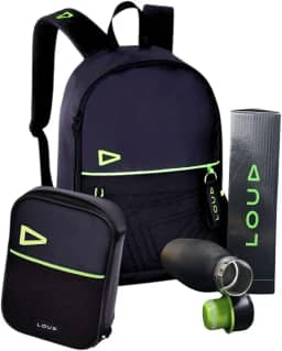 Kit Mochila Gamer Loud com Estojo e Garrafa Térmica LO24655 21 Litros