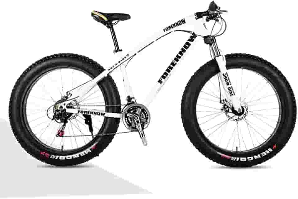 Mountain Bikes De Pneu Gordo Para Homens E Mulheres, Bicicleta Mtb De Neve De Praia Com Suspensão Total Para Adultos, 20/24/26 Inche, 21-30 Velocidades, Freios A Disco