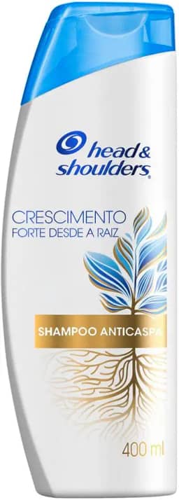 Head & shoulders Head & Shoulders - Shampoo Para Crescimento De Cabelo Crescimento Forte Desde A Raiz Shampoo Para Crescimento Capilar Shampoo Antiqueda E Anticaspa Com Vitamina E 400 Ml