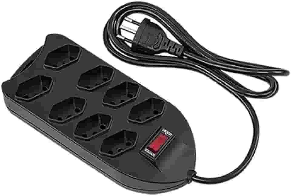 Filtro de Linha com 8 Tomadas EPE 1008+ Preto Intelbras