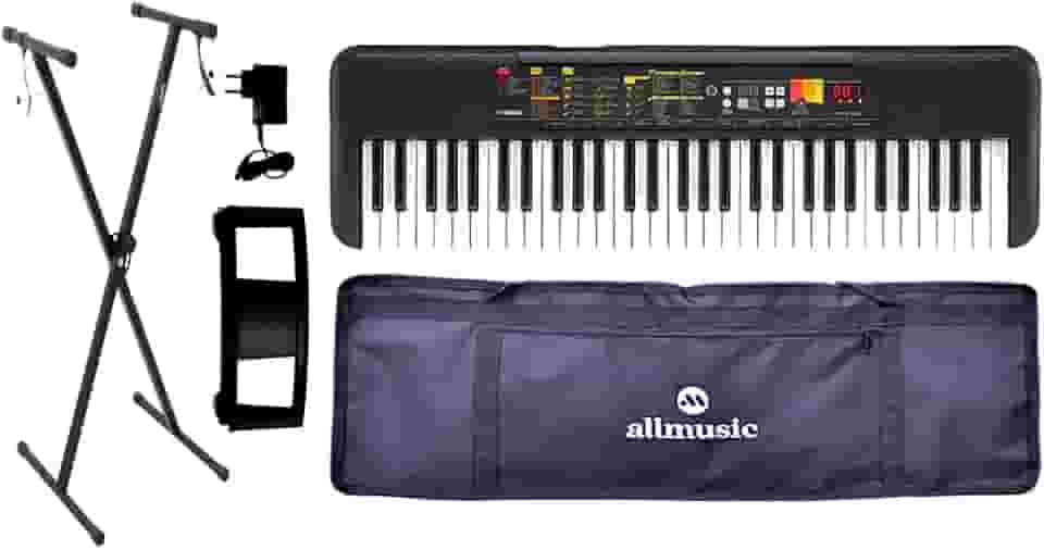 Kit Teclado PSR-F52 + Capa Allmusic + Suporte + Acessórios