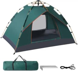 NEW HAWAII Barraca Camping Portátil,Tenda de Acampamento Automática 3-4 Pessoas 200 * 200 * 138cm