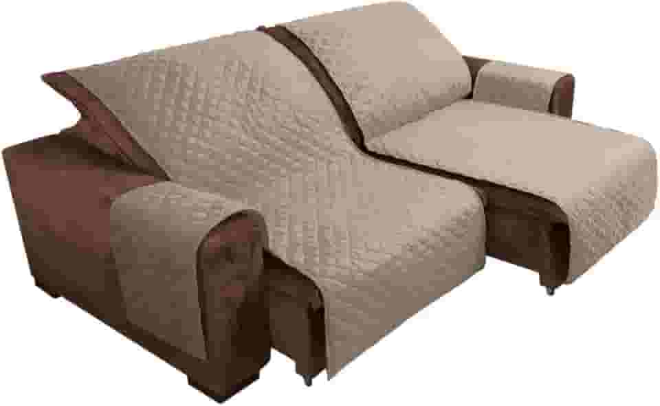 Protetor para sofá retrátil e reclinável 1,80m x 2,40m (Bege)