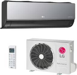 Ar Condicionado Split Hw Lg Dual Inverter Artcool Voice R-32 +ai 22000 Btus Frio Cinza 220v