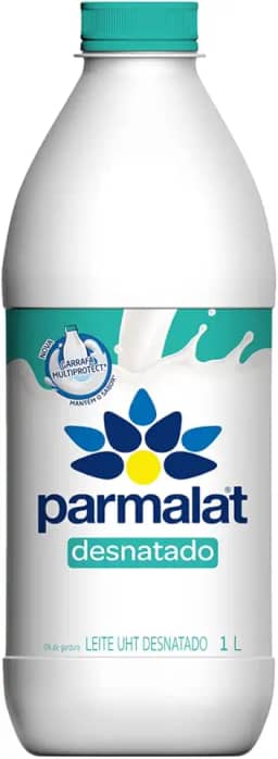 Leite UHT Desnatado Pet Parmalat 1L