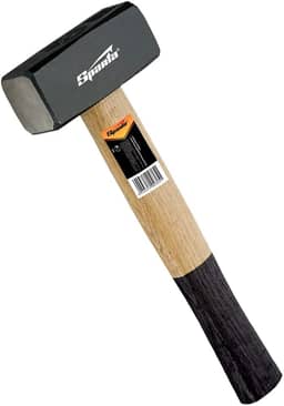 Sparta Marreta Quadrada Aço Forjado 1500 G Cabo Em Madeira//Sparta