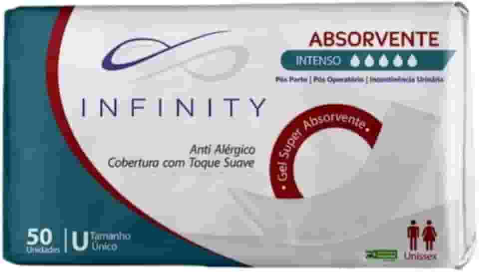 Absorvente Geriatrico Infinity Pós Parto Pós Operatório Com 50 Unidades